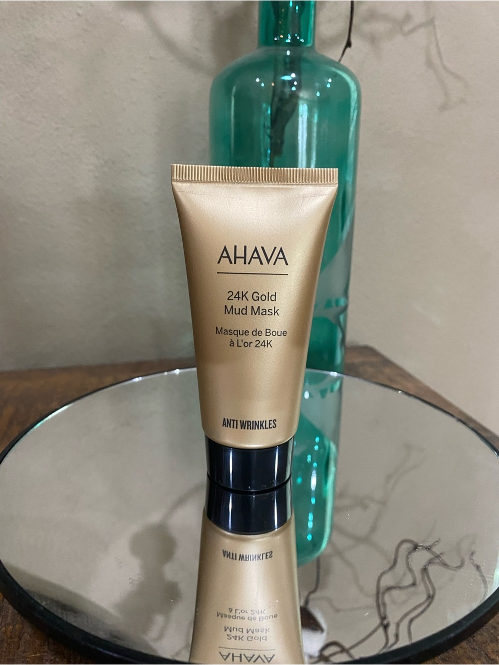 AHAVA 24K Gold Mud Mask, new!